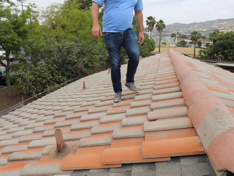 Heritage terracotta clay tiled roof